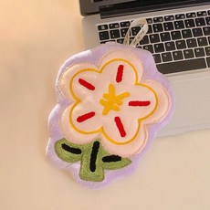 더자카 플로랄 욕실 핸드타올, 핑크, 2개