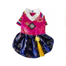 I Love Pet 春秋節慶寵物韓服, 紅色