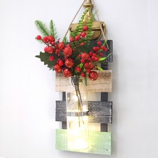 Happy Village 聖誕吊掛瓶, 選擇, 17 x 43 cm, 1個