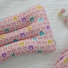 Jeiyuni 棉製 兒童款枕頭, 傅柯粉紅, 1入