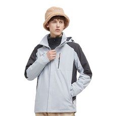 男款胸前口袋設計防風外套 KR 131