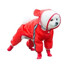 狗狗小熊雨衣, 紅色