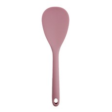 Moda Kitchen 不沾桌面矽膠飯匙, 1個, 粉紅色