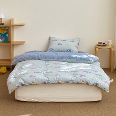 마틸라 아동용 디어프렌드 고밀도 순면 차렵이불 + 베개커버 세트, 꿈꾸는자동차