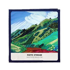 風景插畫封面記錄相冊 280*270*30mm, 9號(相冊)+白色(內頁), 60張