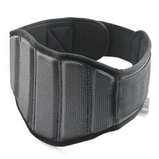 灰色現代風 護腰 腹壓 核心 健力 深蹲 重量訓練 舉重 硬舉 健身腰帶 XL, 黑色