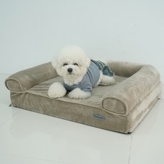 레드퍼피 강아지 피노침대, Brown, 1개