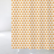 디자인수풀 북유럽 스타일 샤워커튼 sc528 L 1800 x 1880 cm + 플라스틱 고리 12p + 커튼봉 화이트 풀세트, 1세트, 멀티(혼합)컬러