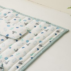 롤베이비 유아용 샤베트 인견 패드, 선인장, 1개