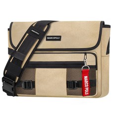 MARCO POLO 網眼防水斜背書包 MP4002+鑰匙圈 隨機出貨, 淺褐色的