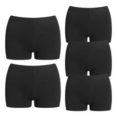 Motimama 女性用透氣純棉彈性二分安全褲 5件組