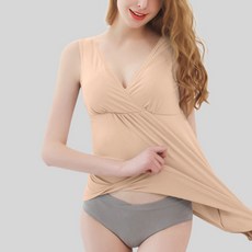 빈템 임산부 셔링 민소매