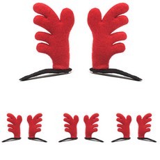 PARTYHAE 魯道夫髮夾組, 紅色, 4套