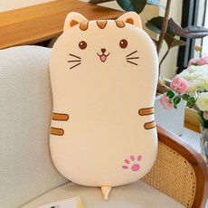 조앤베티 동물캐릭터 메모리폼 낮잠쿠션 베이지냥이, 혼합색상