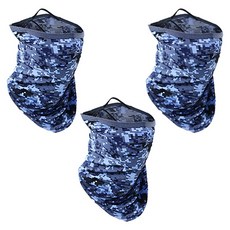 INCONTRO 防曬運動面罩, 海軍藍 迷彩款, 3件