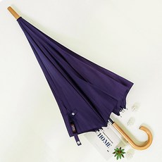 CARPE DIEM 60 木質素色高爾夫長柄傘, 紫色, 1個