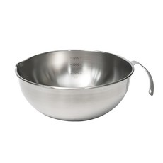 HAULS HOME 不鏽鋼圓胖計量攪拌碗, 單一顏色, 1.5L