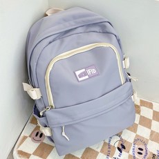 FROMHEAVEN 男女通用 WEOUS 休閒後背包 H816, 淺紫色