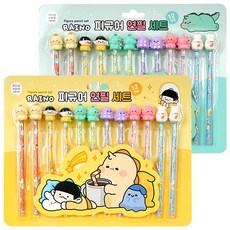 Popopancy 犀牛人形鉛筆 12 x 2 件套, 1套, 混色