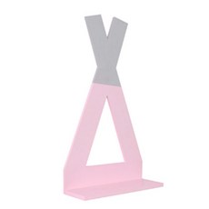 Cross三角置物架 粉灰色, 1個