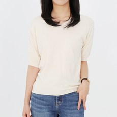 모이르벨라 여성용 브이넥 반팔 니트