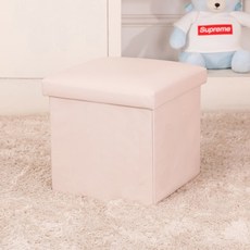 무지 수납 의자 30 cm, 화이트, 1개