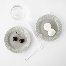 Loco Home Orsen 圓盤 小 16cm, 盤子 2入, 灰色, 2個