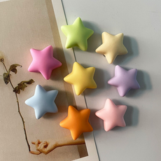 恩熙魔法 可愛多用途冰箱磁鐵 粉彩星星8件組, 混合色