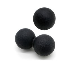 Y&B 瑜伽伸展單+花生按摩球套組, 黑色, 1套