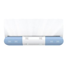 The Bella 迷你輕量冷氣擋風板 空氣簾 白藍色 12.5 x 72 cm, 單一商品