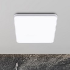 DS LED 75W 低頻閃房間吸頂燈 + 遙控器組合, 白色 + 三色變換