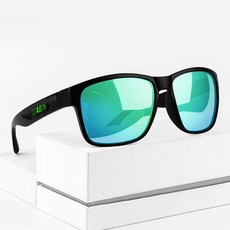 가빈 스타일호른 베이직 편광 자외선차단 안정적인 아시안핏 선글라스 G20, C06 + 블랙 + 그린미러