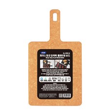 제우스 압축목 나무 손잡이형 도마, 1개