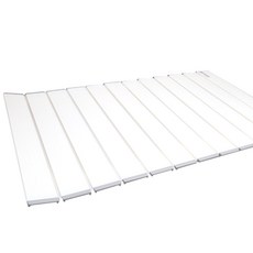 SHABATH 高級加寬浴缸蓋, 1組, 象牙白