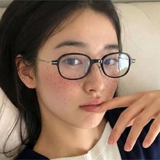 Raffident 抗藍光超輕量有鼻墊膠框拼接麻花眼鏡