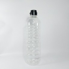 협구 원터치 간장용기 원형 페트병 1L x 98p + 검정캡 98p 세트, 1세트