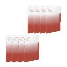 雙夾文件夾 A4, 粉色的, 8個