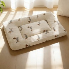 허니버블 반려동물 캐릭터 포근한 양면 방석 매트, 5, 1개