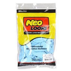 네오룬스 30cm 라운드풍선 50p, 파스텔 매트 블루, 1개