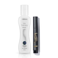 BIOSILK Silk Therapy 絲洛比 護髮精華 60ml+刺青眉筆組, 1組