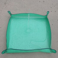 植物種植園藝地墊 銅扣 綠色, 1個