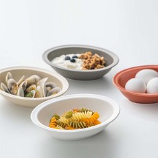 Prelude Simple系列 中號橢圓碗4入混色組 (胡蘿蔔、棉花糖、燕麥、可可), 1組, 胡蘿蔔、棉花糖、燕麥片、可可