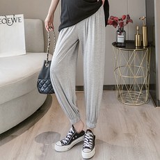 柔軟莫代爾涼爽運動褲孕婦褲