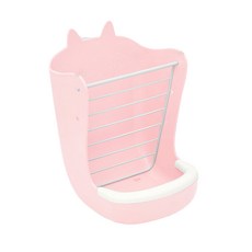 깜찍한 토끼 건초 사료통 TYPE01, 핑크, 1개