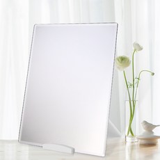 nature times 簡約家用大型桌鏡, 白色