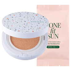 Tonefitsun Vegan提亮防曬氣墊 正裝+替換芯組, 1套, 12g