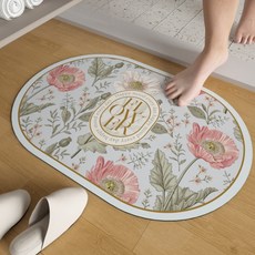 DAYSOY 柔軟浴室門地墊, TYPE3, 1個