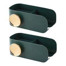 모나코올리브 골드링 헤어드라이기 거치대, 딥그린, 2개