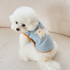 BENNYS 狗狗 Besties 魔鬼氈 T恤, 天空藍