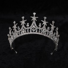Luna Glam Star 自助婚禮皇冠 WC604, 銀色, 1個